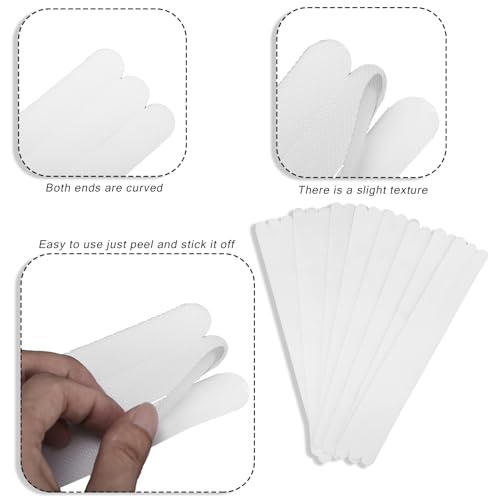 Bathtub Non Slip Stickers Self Adhesive Waterproof Strong Grip Anti Slip Strips for Bath Tub Shower Stairs Ladders Boats Floor Kitchen2x38cm24 Pcs (2 * 38cm 24 Pieces) - size: 2*38cm 24 pieces