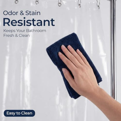 Waterproof Shower Curtain Liner for Bathroom, Metal Grommets (Frosted) - color: Frosted