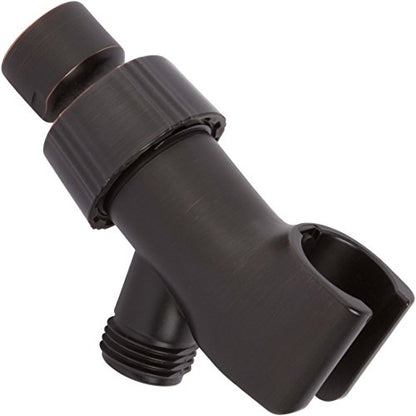 Adjustable Shower Arm Bracket - Oil-Rubbed Bronze | Handheld Showerhead Holder With Anti-Slip O-Ring Grip, Brass Connector, Universal 1/2" Mount For Easy Bath Spa Install - color: Oil Rubbed Bronze