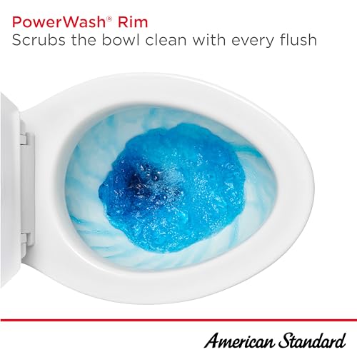 American Standard Cadet PRO Two Piece Round Toilet, 1.28 GPF, White - size: 10" rough-in
