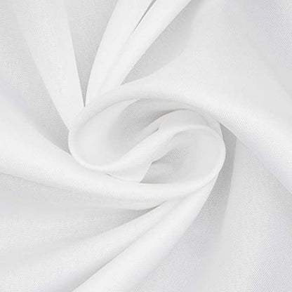 N&Y HOME Fabric Snap in Shower Curtain Liner Replacement White, 35x54 | for 36x72 Hotel Style Stall Shower Curtain, With Magnets, Removable & Detachable, Washable, Water Repellent - color: White, size: 35"W x 54"L (Pack of 1)