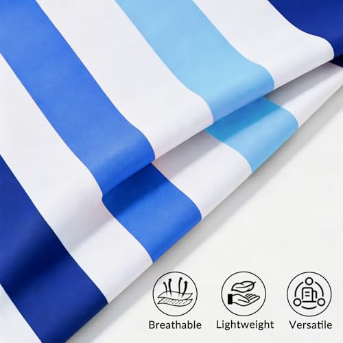 Exclusivo Mezcla Quick Dry Beach Towel, Large Lightweight Sandfree Pool Towel for Swimming Camping Travel with Bag (Blue, 30x60 Inches) | 30x60 Inches, Lightweight, Sandfree, Super Absorbent, Swimming Towel for Camping Travel with Bag, Blue - color: Strip