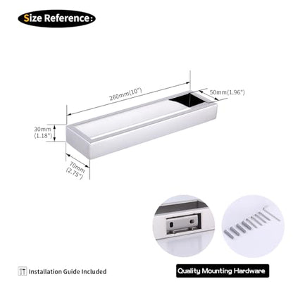 GERZWY Bathroom Hardware Hand Towel Holder SUS 304 Stainless Steel Towel Ring for Bath Kitchen Garage Heavy Duty Wall Mounted, Polished Finish HG1706-JG - color: Polished