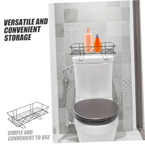 ULTECHNOVO Bathroom Worktop Storage Shelf Multi Use Over Toilet Organizer No Drilling Required Sleek Design for Bathroom Washroom Storage Elegant