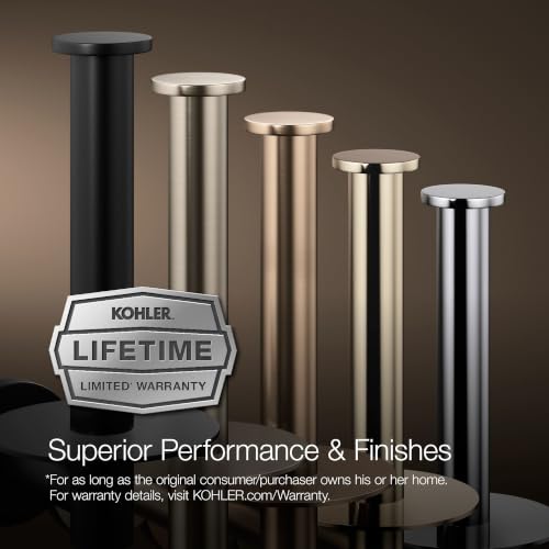 Kohler K-14560-BS Contemporary 12 Inch Bathroom Grab Bar Brushed Stainless Steel - color: Brushed Stainless, size: 12 Inch