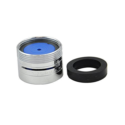 Danco 15/16"-27M x 55/64"-27F Chrome Dual Thread Slotted Water-Saving Aerator, 10489