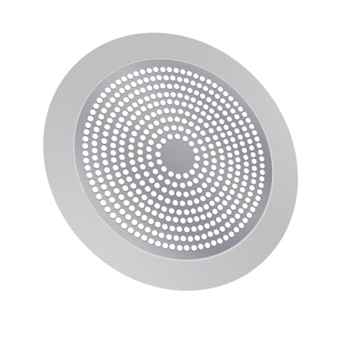 Shower Drain Hair Catcher - Stainless Steel Drain Hair Catcher, 5.7in Wide Rim for Strong Bathtub Adhesion, Easy to Clean, Prevents Clogs, Ideal for Homeowners, Renters, Parents & Pet Owners