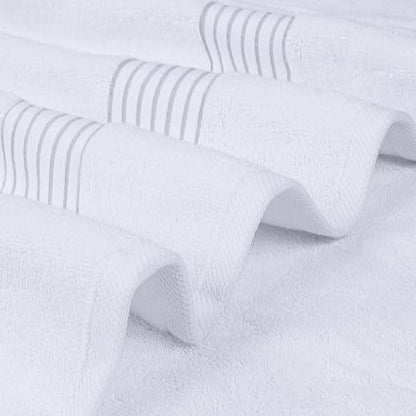 Utopia Towels Luxurious Bath Towels Set, 27x54 in, 4 Pack, Soft, White | Soft Luxurious Ring Spun Cotton Bath Towels - Lightweight, Highly Absorbent, Quick-Drying, Ideal for Daily Use - color: White