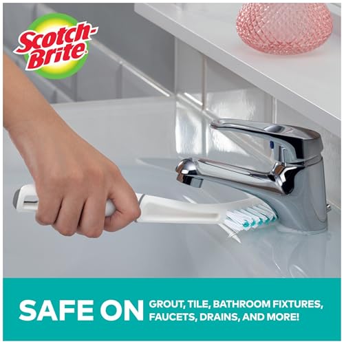 Scotch-Brite Tile & Grout Brush, 6 Pack