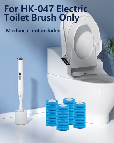 Leebein 36 Refills Disposable Toilet Brush Heads HK-047 Electric Toilet Brush, Machine Not Included - color: 36 Refills