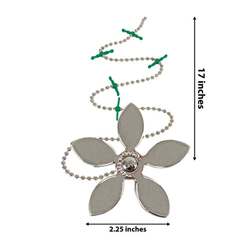 Shower Drain Hair Catcher – Disposable Bathroom Hair Trap, Easy to Install in Shower Drain Cover, Helps Prevent Clogs – As Seen on Shark Tank - Silver Flower (12-Pack) - color: Silver Flower, size: 12 Count