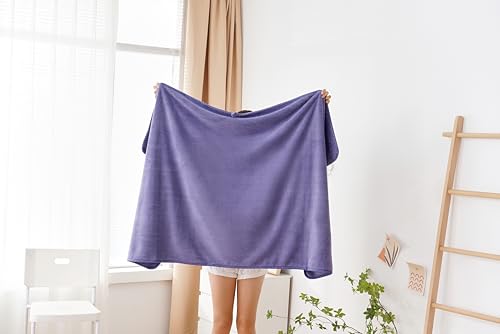 Ultra Soft 3 Pack 550 GSM Towel Set Contains a Bath Towels 32x59 inch, a Hand Towels 13.8x29 inch & a Wash Coths 12x12 inch, Absorbent and Quick Dry Extra Large Bath Towel（Haze Blue） - color: Haze Blue