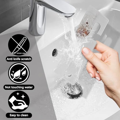 3 Pieces Mini Soft Silicone Window Squeegee, Hand Water Scraper with Hanging Hole, Small Mirror Cleaning Squeegee for Shower Glass Car Bathroom Dink Countertop (Gray) - color: Gray