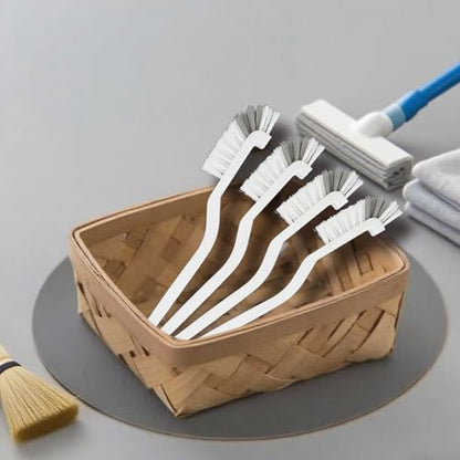 60 Pcs Kitchen Scrub Brush Bulk with Stiff Bristle Plastic Edge Corner Cleaning Brush for Bathroom Sink Household Bottle Dish Window Track Tile Lines Crevice