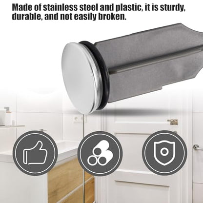 2pcs Sink Drain Parts, Pop-Up Stopper & Pivot Rod & Raw for Price Pfister | Sink Drain Repair Kit for Popular Band, Assembly, Bathroom Replacement, Belt Lavatory - style: Style 2