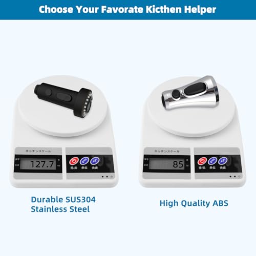 Universal Stainless Kitchen Faucet Head with 15 Adapter Kit, Rubbed Bronze | NSF/ANSI/CAN 372 Certified, Compatible with American Standard/Kohler/Moen/Delta, 3 Function Pull Down Sink Faucet Spray Head - color: Oil Rubbed Bronze