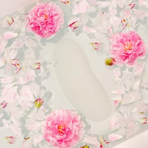 Anti Slip Bath Support – Stop Sliding in Bathtub – Silicone Body Stopper for Soaking Tubs – 44 Suction Cups – Luxury Bath Accessory, Dishwasher Safe - color: Frosted Glass