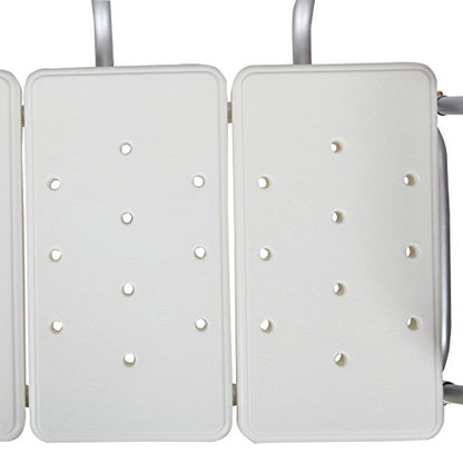 Medical Shower Chair 10 Height Adjustable Bath Tub Bench Stool Seat Back and Arm