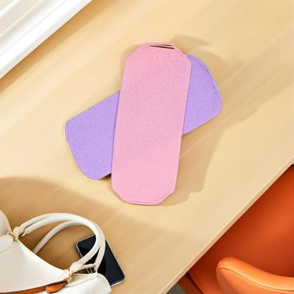 KESYOO 4pcs Exfoliating Washcloth Set for Back Washing, Body Scrubber Towels with Pull Strap, Fabric Material, Quick Drying and Extended Reach, for Home Bathroom Shower Use