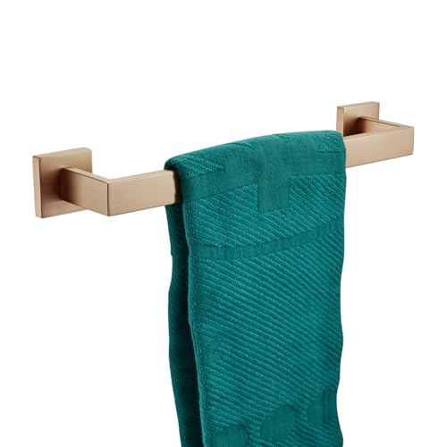KOKOSIRI 12-Inch Towel Bar for Bathroom Kitchen Towel Holder Wall Mounted SUS304 Stainless Steel Towels Rack, Champagne Bronze B4003CPG-L12 - color: Champagne Bronze, size: 12-Inch