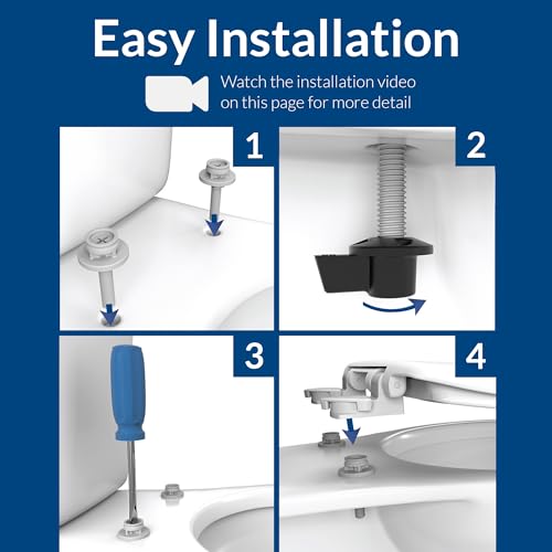 Bemis 500EC Durable Wood Toilet Seat with Easy Clean Hinges, Made in USA, Round, Biscuit (Pack of 2) - color: Biscuit, size: Round (Pack of 2)