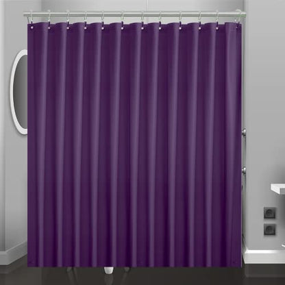 Purple Plastic Shower Curtain Or Liner, 72x72 Inch Lightweight Purple Cuctus Plastic Bathroom Shower Showroom Inner Curtain with Rustproof Metal Grommet Holes and Weighted Magnets - color: F01-purple Cuctus Flower, size: 72"W x 72"L (Pack of 1)