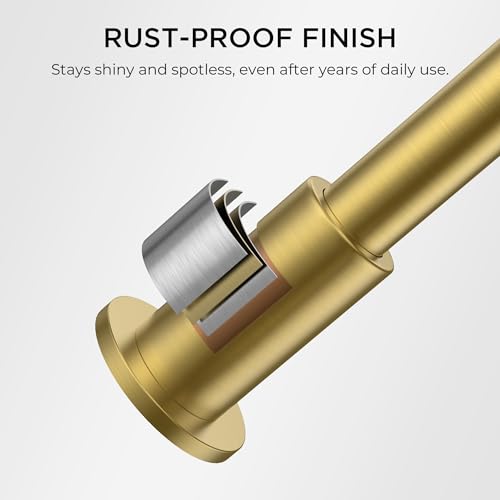 FORIOUS Bathroom Faucet 3 Hole, 360° Swivel 8 Inch Sink Faucet Brushed Gold | with Pop Up Drain, 2 Handles,for Sink Vanity RV Lavatory Farmhouse, 304 Stainless Steel, Lead-free, Leakproof - color: Brushed Gold