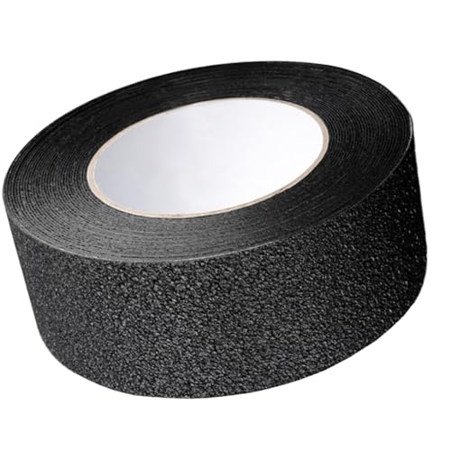 Anti Slip Stair Strips Safety Waterproof Non Skid Stair Treads | Safety Tape for Home, Bathroom, Kitchen, Floor, Outdoor, Public Restroom, Pool, Entrance, Aisle - color: Black Q pattern 2.5cm*5m