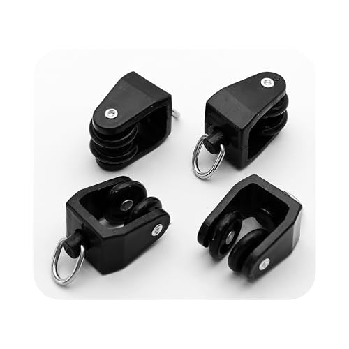 50PCS Black Curtain Track Rollers, Plastic Ceiling Rail Gliders for Window Shower Bendable Flexible Track System - color: Black