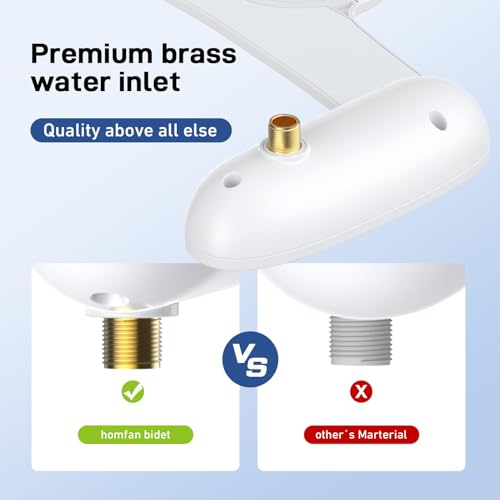 Toilet Bidet Attachment, Non-Electric Dual Nozzle (Feminine/Bidet Wash), Self-Cleaning Fresh Cold Water Sprayer Bidets for Toilets with Adjustable Water Pressure (Dual Knob, Chrome) - color: Chrome, Solo Cold