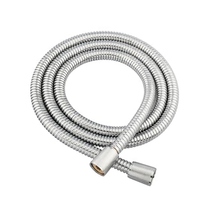 Shower Hose, 79 Inches Extra Long Stainless Steel Handheld Shower Head Hose Replacement with Brass Insert and Nut, Flexible Hose Extension for Hand Held Shower Head - color: Chrome
