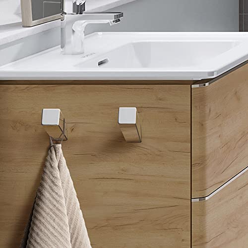 NINETREX Towel Hooks, Chrome SUS 304 Stainless Steel, Wall Mounted 4 Pack | Polished Chrome Finish, Heavy Duty, Rustproof, Scratch Resistant, for Bathroom Livingroom Hotel - color: Chrome, size: 4 Pack