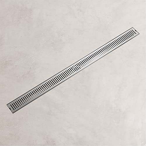 VIGO Elan 36 in. Linear Shower Drain in Chrome - VG07003CH - color: Chrome, size: 36 in.