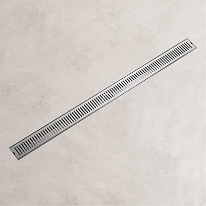 VIGO Elan 36 in. Linear Shower Drain in Chrome - VG07003CH - color: Chrome, size: 36 in.