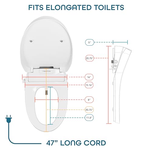 BidetMate 3500 Series Smart Bidet Toilet Seat, Auto Open Lid, Remote | Auto open/close lid, heated seat, unlimited warm-water wash, dryer, self-cleaning nozzle. Remote. Fits elongated toilets.