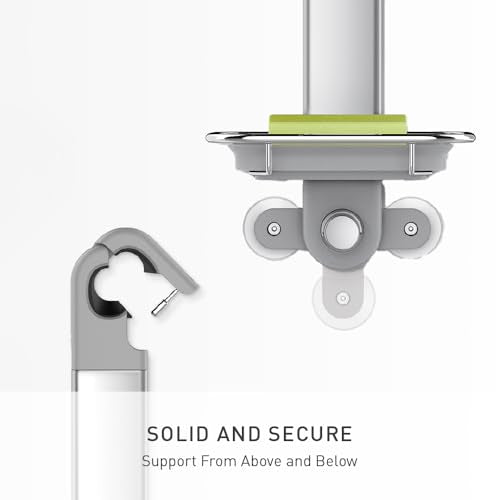 simplehuman X-Large Adjustable Hanging Shower Caddy, Handheld Showerhead Compatible, Family-Size Bathroom Organizer with 12-Inch Extended Neck, Adjustable Shelves, Rust-Proof Stainless Steel - style: Extra-Large