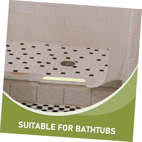 OUNONA 24Pcs Non Slip Shower Stickers Adhesive Strips for Bathtubs Stairs Floors Traceless Slip Tape for Elders Easy Installation Safety Decal for Pool Boat