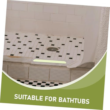 OUNONA 24Pcs Non Slip Shower Stickers Adhesive Strips for Bathtubs Stairs Floors Traceless Slip Tape for Elders Easy Installation Safety Decal for Pool Boat