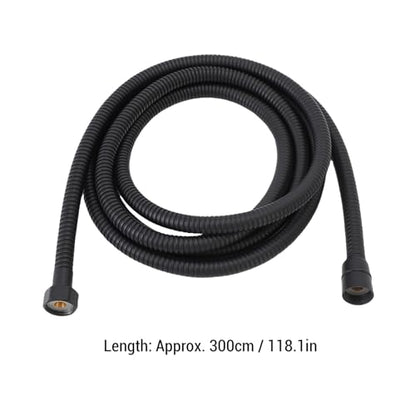 YWBL-WH Extra Long Shower Hose, Stainless Steel Handheld Shower Sprayer Hose, 3 Meter Flexible Bathroom for Pets and Family