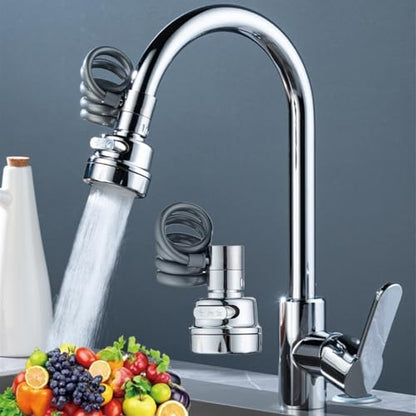 Sink Faucet Extender Professional Sink Sprayer Attachment 360° Rotatable Sink Faucet Extender Aerator with Stretchable Hose for Kitchen and Bathroom,3 Water Outlet Modes