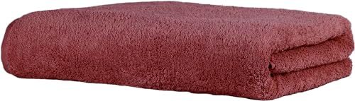 LA' HAM MAM FINE LIVING Luxury Turkish Cotton Towels Easy Care, Extra Soft & Absorbent, Hotel & Spa Quality, Kitchen & Bathroom Turkish Towels Bath Sheet (Oversized 40"x80"), Burgundy - color: Burgundy, size: Bath Sheet (Oversized 40"x80")
