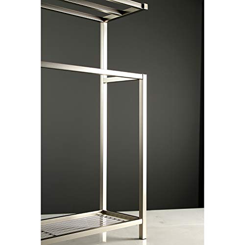 Kingston Brass SCC8368 Edenscape Freestanding Towel-Rack, Brushed Nickel - color: Brushed Nickel