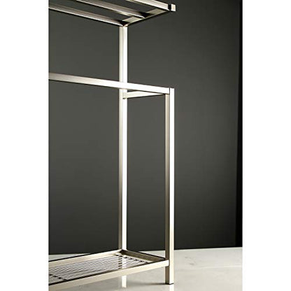 Kingston Brass SCC8368 Edenscape Freestanding Towel-Rack, Brushed Nickel - color: Brushed Nickel