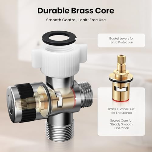 JOMOO Bidet Sprayer for Toilet, 304 Stainless Steel Handheld Bidet Sprayer for Toilet with 47" Bidet Hose, Adjustable Water Pressure Jet Spray for Toilet & Shattaf for Personal Hygiene, Cloth Diaper