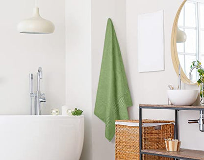 Utopia Towels Extra Large Bath Sheets, 2 Pack, 35x70 In, Cotton, Sage Green | Soft Lightweight Ring Spun Cotton Shower Towel Set - Highly Absorbent, Quick-Drying, Extra Large Bath Sheets, Durable - color: Sage Green