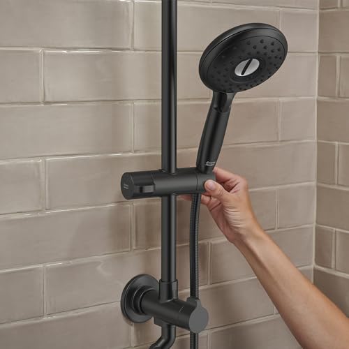 American Standard 24" Spectra Versa Shower System, Rain Head, Matte Black - color: Matte Black