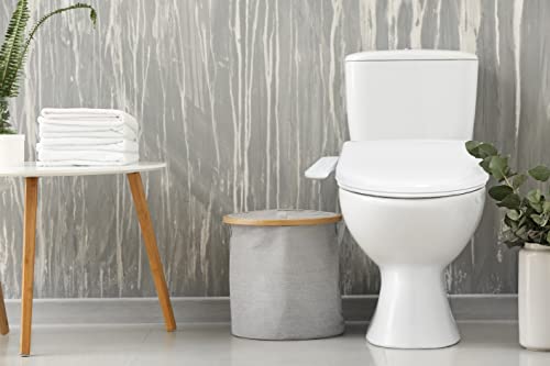 BidetMate 1000 Series Electric Bidet Toilet Seat, Heated Water and Seat | Instant warm-water wash, heated seat, air dryer, and self-cleaning nozzle. Side panel control. Fits round toilets. - style: 1000 Series | Round | Side Panel