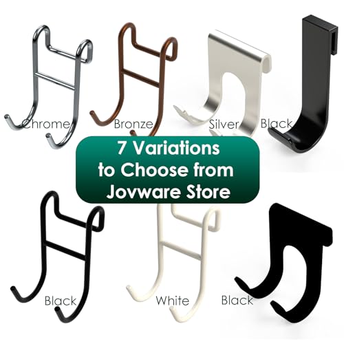 Shower Caddy Hooks, Razor Hanger for Shelf and Loofah (Black - 2 Closed 2 Open) - color: Black - 2 Closed 2 Open
