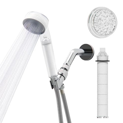 One Shower Head - CEC-certified, High-Pressure, Low Flow, Water Purification, Dual Filtrations *Note:Hose and bracket not included. Purchase separately!