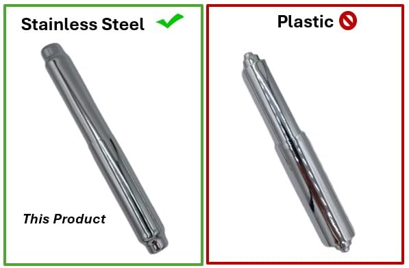 Premier Stainless Steel Toilet Paper Roller Holder, Spring-Loaded (Chrome) - color: Chrome